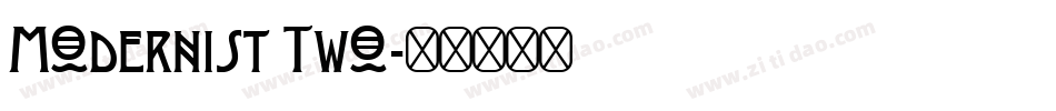Modernist Two字体转换